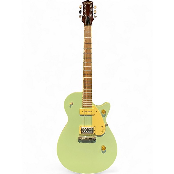 Used 2020 Gretsch Guitars G2215-P90 Streamliner™ Junior Jet™ Club Mint Metallic Solid Body Electric Guitar
