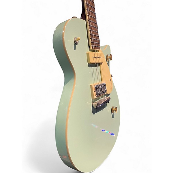 Used 2020 Gretsch Guitars G2215-P90 Streamliner™ Junior Jet™ Club Mint Metallic Solid Body Electric Guitar