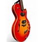 Used The Loar LH302T Cherry Sunburst Hollow Body Electric Guitar