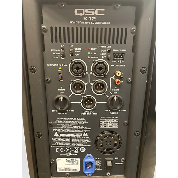 Used QSC K12 Powered Speaker