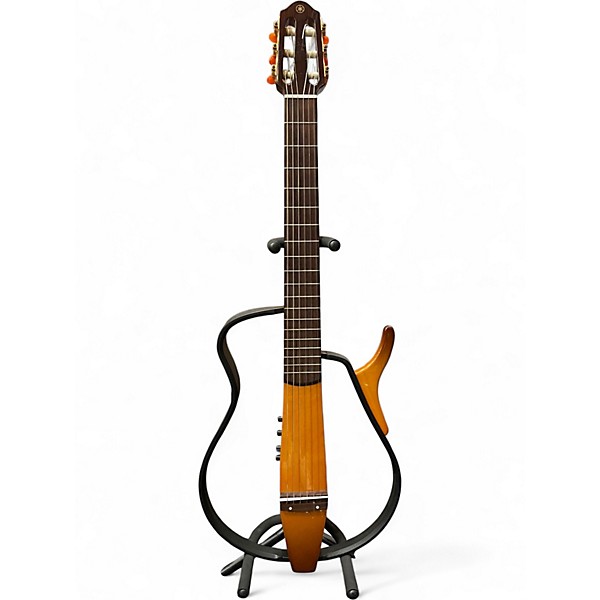 Used Yamaha SLG110N Natural Classical Acoustic Electric Guitar