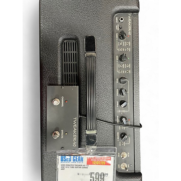 Used Egnater Tweaker 40 112 40W 1x12 Tube Guitar Combo Amp