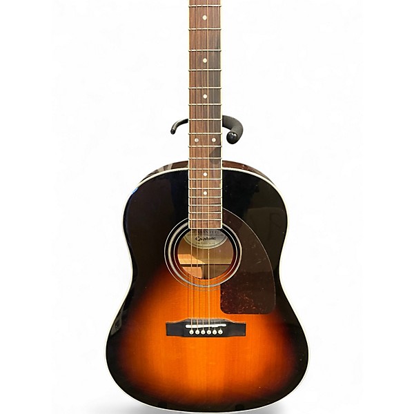 Used Epiphone aj220s vintage sunburst Acoustic Electric Guitar