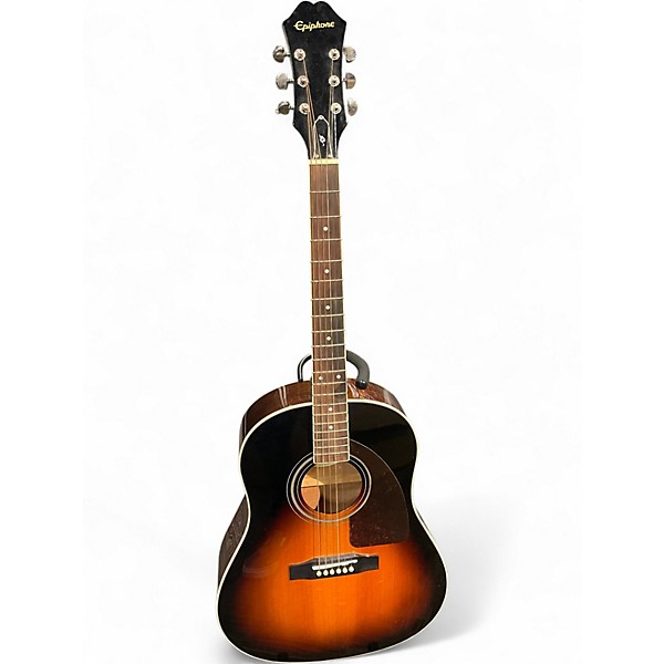 Used Epiphone aj220s vintage sunburst Acoustic Electric Guitar
