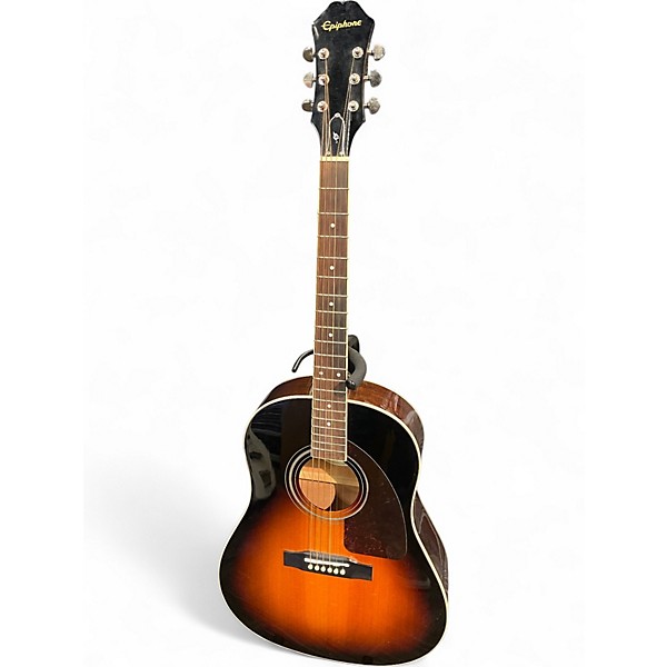 Used Epiphone aj220s vintage sunburst Acoustic Electric Guitar