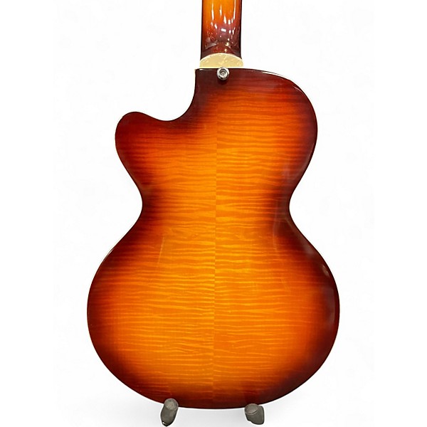 Used Hofner Ignition Series Sunburst Hollow Body Electric Guitar