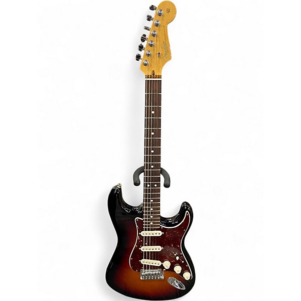 Used Fender American Standard Stratocaster with Rosewood Fretboard 3 Color Sunburst Solid Body Electric Guitar