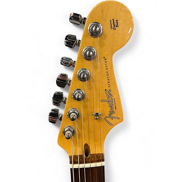Used Fender American Standard Stratocaster with Rosewood Fretboard 3 Color Sunburst Solid Body Electric Guitar