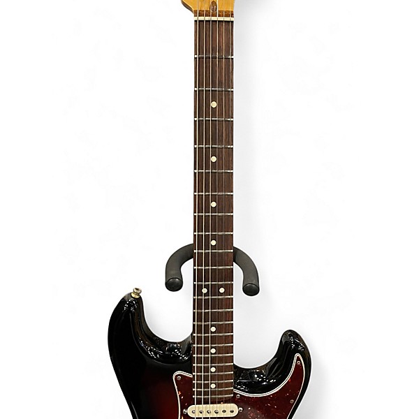 Used Fender American Standard Stratocaster with Rosewood Fretboard 3 Color Sunburst Solid Body Electric Guitar