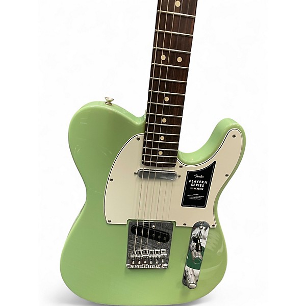 Used Fender PLAYER II light green Solid Body Electric Guitar