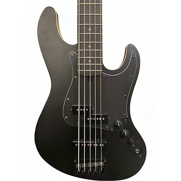 Used Jericho Alpha 5 Black Electric Bass Guitar