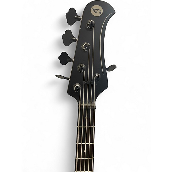 Used Jericho Alpha 5 Black Electric Bass Guitar