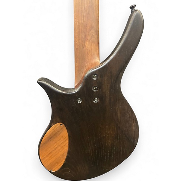 Used Felton Custom 5 Dark Walnut Electric Bass Guitar