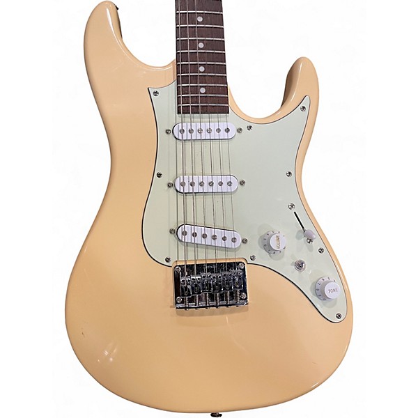 Used Ibanez AZES31 Cream Solid Body Electric Guitar