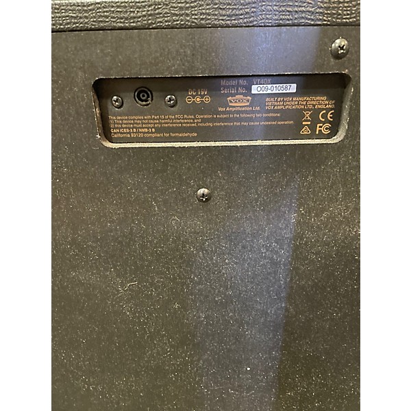 Used VOX VT40X Tube Guitar Combo Amp