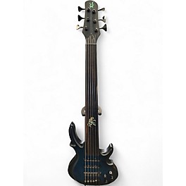 Used Halo Seraphim 6 Trans Blue Electric Bass Guitar