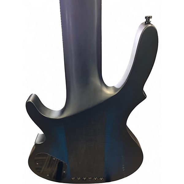 Used Halo Seraphim 6  Trans Blue Electric Bass Guitar