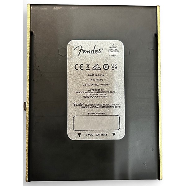 Used Fender PUGILIST DISTORTION Effect Pedal