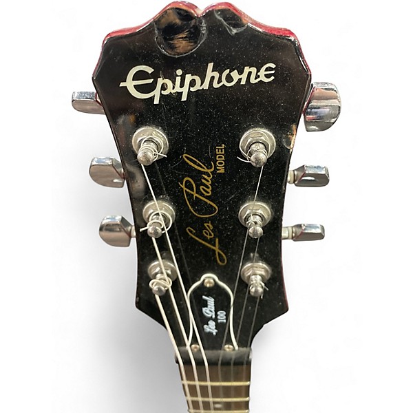 Used Epiphone Les Paul 100 Bolt On 2 Color Sunburst Solid Body Electric Guitar