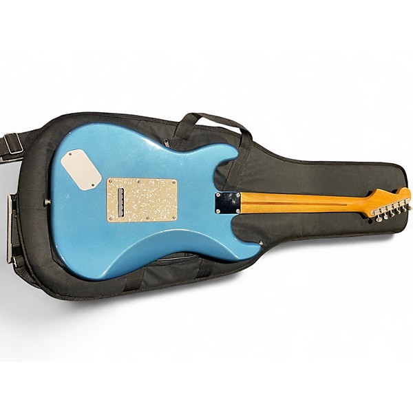 Used 2021 Fender Deluxe Powerhouse Stratocaster Lake Placid Blue Solid Body Electric Guitar