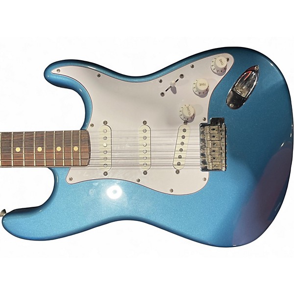 Used 2021 Fender Deluxe Powerhouse Stratocaster Lake Placid Blue Solid Body Electric Guitar