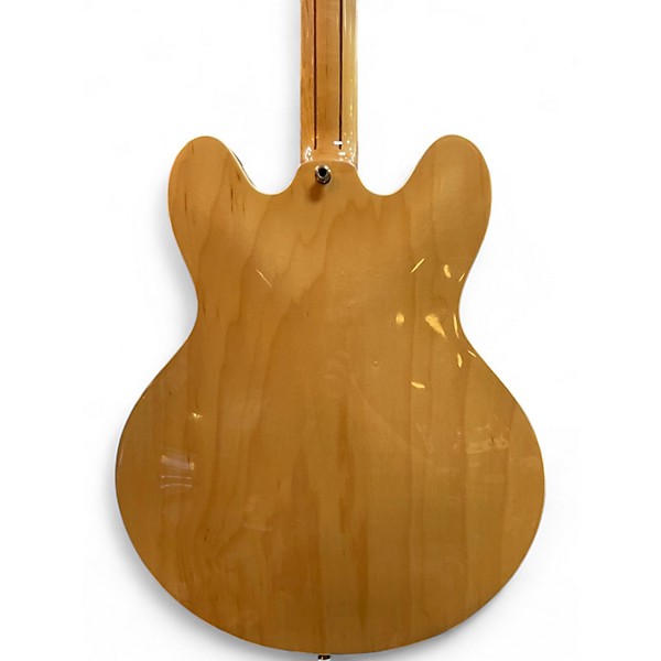 Used Epiphone Sheraton Natural Hollow Body Electric Guitar