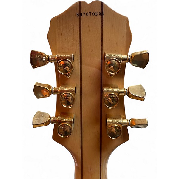 Used Epiphone Sheraton Natural Hollow Body Electric Guitar