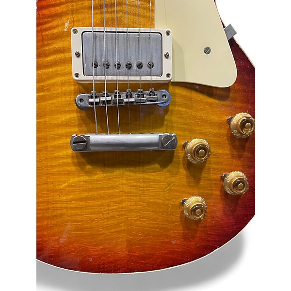 Used Gibson 1959 Tom Murphy Painted Murphy Lab Heavy Aged Les Paul Cherry Burst Solid Body Electric Guitar