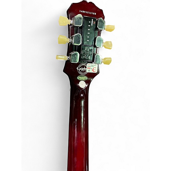 Used Epiphone Les Paul Classic-T Cherry Solid Body Electric Guitar