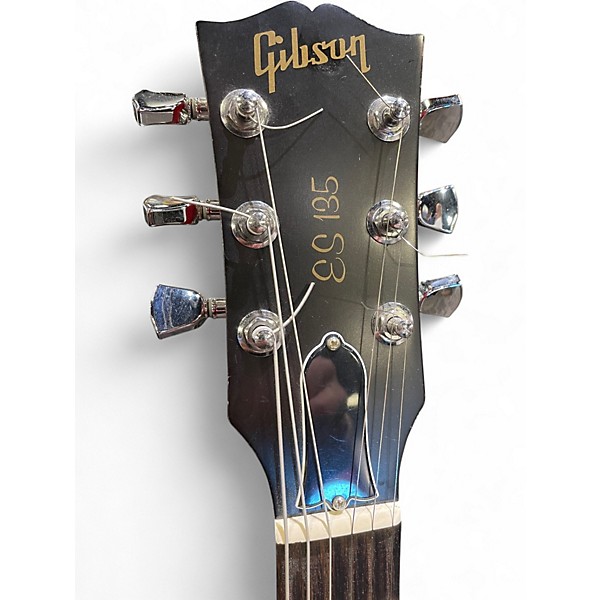 Used 2003 Gibson ES135 Satin Red Hollow Body Electric Guitar