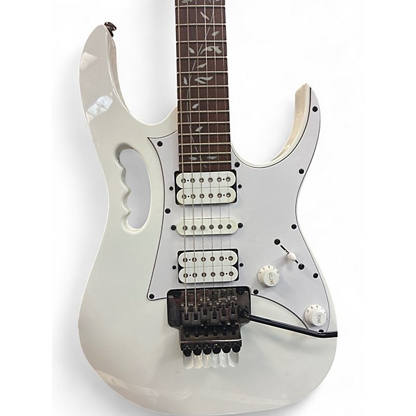 Used Ibanez JEMJR White Solid Body Electric Guitar