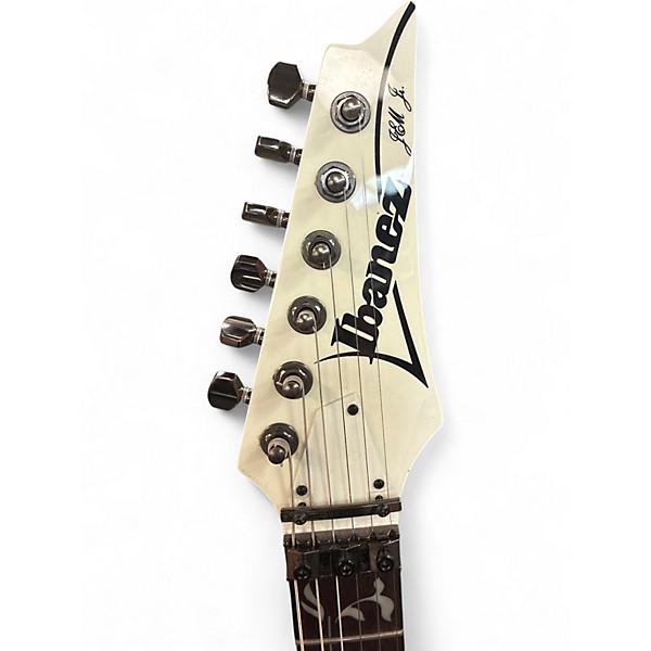 Used Ibanez JEMJR White Solid Body Electric Guitar