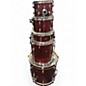 Used Pearl 5 Piece Export Wine Red Drum Kit thumbnail