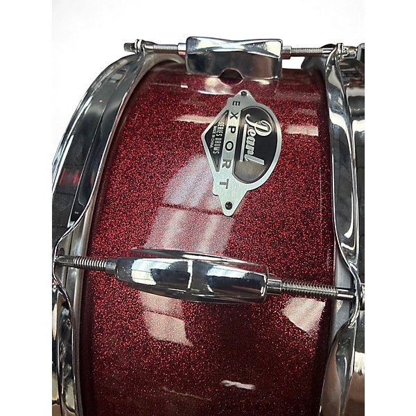 Used Pearl 5 Piece Export Wine Red Drum Kit