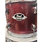 Used Pearl 5 Piece Export Wine Red Drum Kit