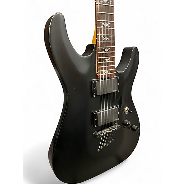 Used 2023 Schecter Guitar Research C1 Platinum Black Solid Body Electric Guitar