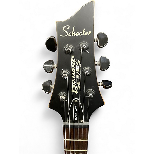 Used 2023 Schecter Guitar Research C1 Platinum Black Solid Body Electric Guitar