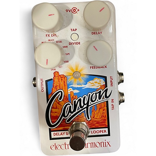 Used Electro-Harmonix Canyon Delay and Looper Effect Pedal