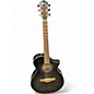 Used Ibanez AEWC400TKS Trans Black Acoustic Electric Guitar thumbnail