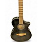 Used Ibanez AEWC400TKS Trans Black Acoustic Electric Guitar