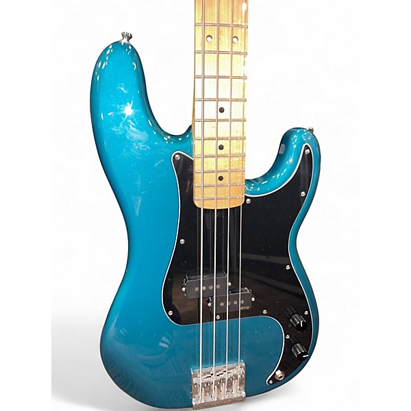 Used 2022 Fender Player Precision Bass Ocean Turquoise Electric Bass Guitar