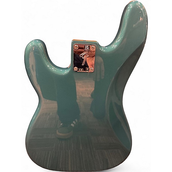Used 2022 Fender Player Precision Bass Ocean Turquoise Electric Bass Guitar