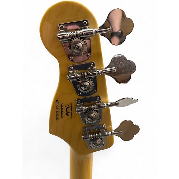 Used Squier Percision Blue Electric Bass Guitar