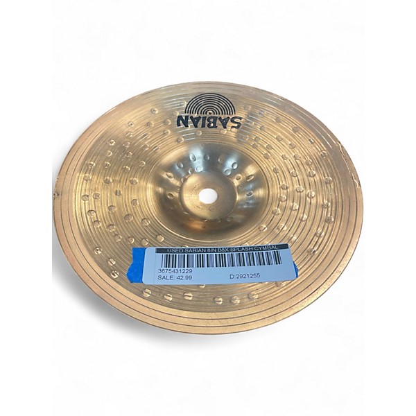 Used SABIAN 8in B8X Splash Cymbal