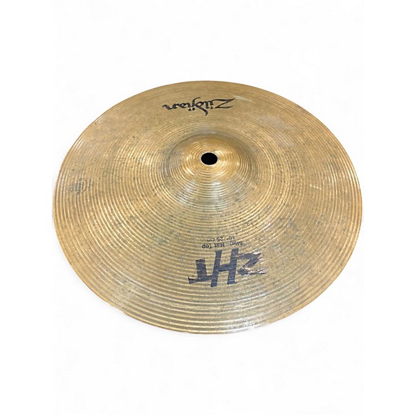 Used Zildjian 10in ZHT Mini Hi Hat Top Cymbal