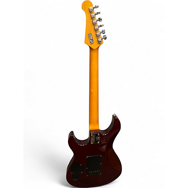 Used 2010s Yamaha PAC611VFM Candy Apple Red Solid Body Electric Guitar