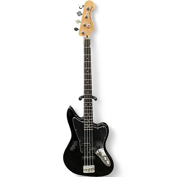 Used Squier Vintage Modified Jaguar Bass Special Black Electric Bass Guitar