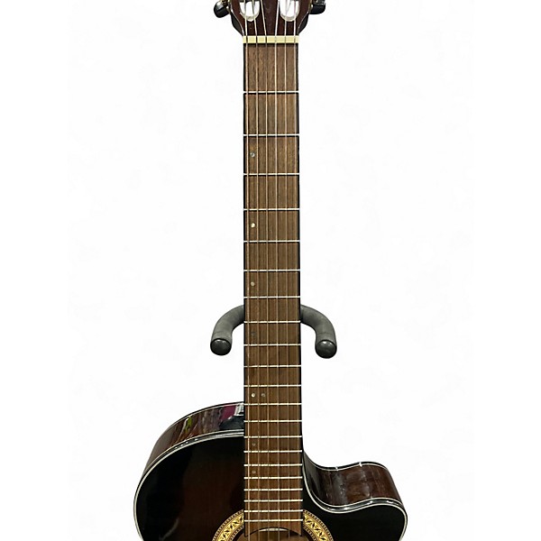 Used Ibanez GA35TCEDVS Mahogany Classical Acoustic Electric Guitar