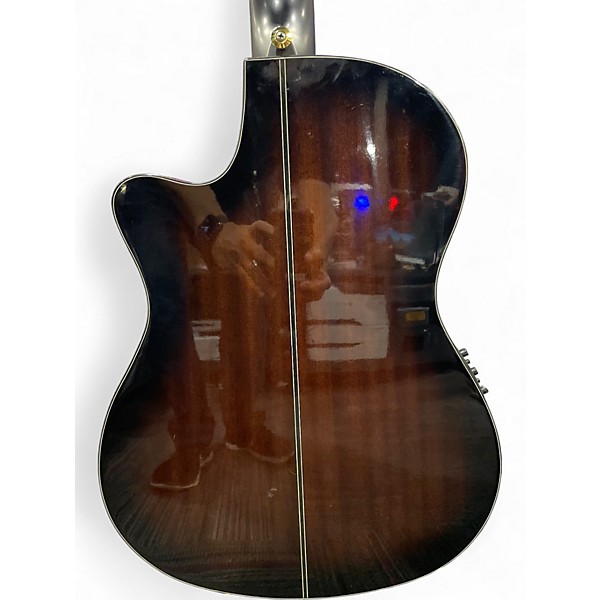 Used Ibanez GA35TCEDVS Mahogany Classical Acoustic Electric Guitar