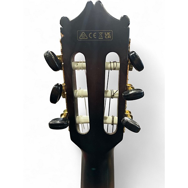 Used Ibanez GA35TCEDVS Mahogany Classical Acoustic Electric Guitar